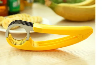 

Popular Kitchen Accessories Banana Slicer Chopper Fruit Cutter Cucumber Salad Vegetable Peeler New Cooking Tool Home Creative