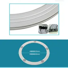 HQ Outside Dia 305MM Quiet Strong Solid Galvanized Steel Lazy Susan Turntable Rotating Tray for Table