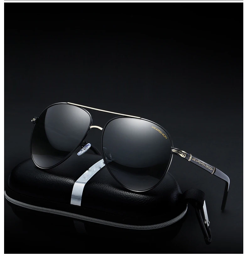Мужские винтажные Поляризованные солнцезащитные очки из сплава, Классические брендовые солнцезащитные очки с покрытием, линзы для вождения, солнцезащитные очки для мужчин/женщин