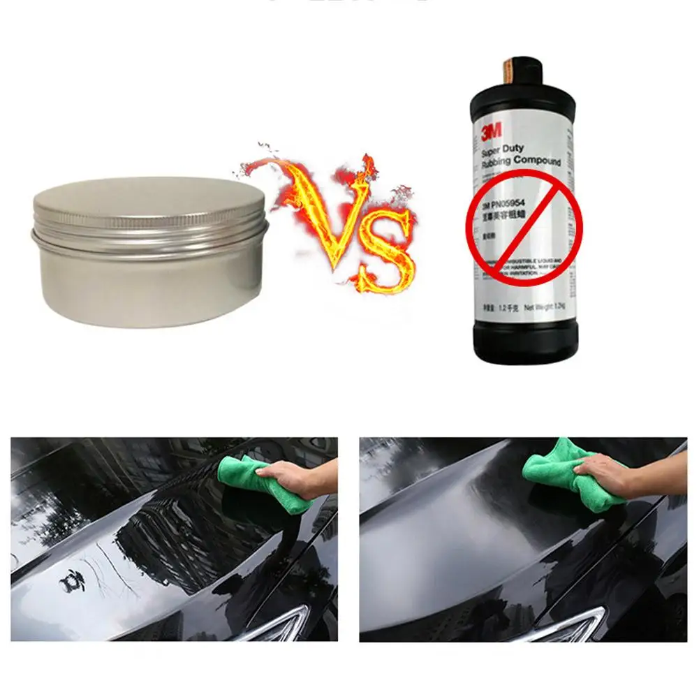 Waterproof Car Plated Crystal Wax Polishing Coating Solid Wax Car Paint Surface Coating Maintenance Accessories