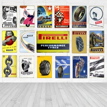 Винтажные металлические знаки для шин, настенная живопись, плакат, бар, автомобиль, клуб, гараж, Декор, мотор, шины, магазин, реклама, Plauqe YQ097