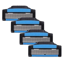 Giulietta Профессиональный бритья 4 слоя сменные лезвия для бритвы кассеты уход за лицом Для мужчин бритья Совместимость кассеты для лица