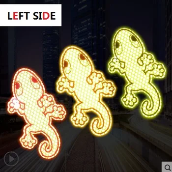 

LEFT SIDE Personality Reflective Stickers Cover Scratches Car Stickers Creative Modified Body Stickers Warning Stickers