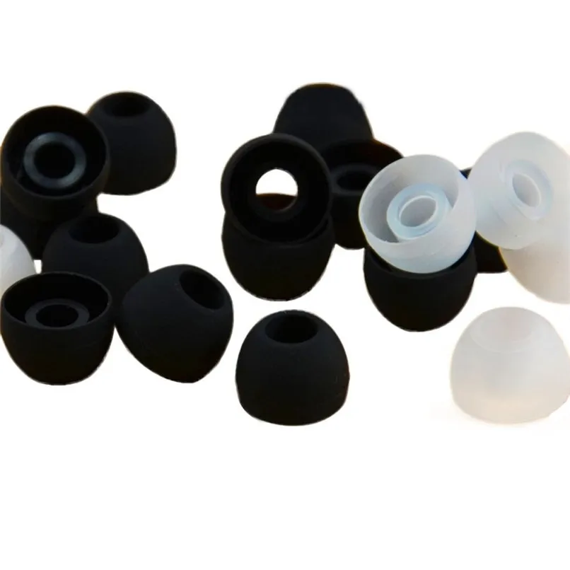 10 пар средних размеров прозрачный силиконовый замена ушных бутонов советы для sony Phillips 30AP0