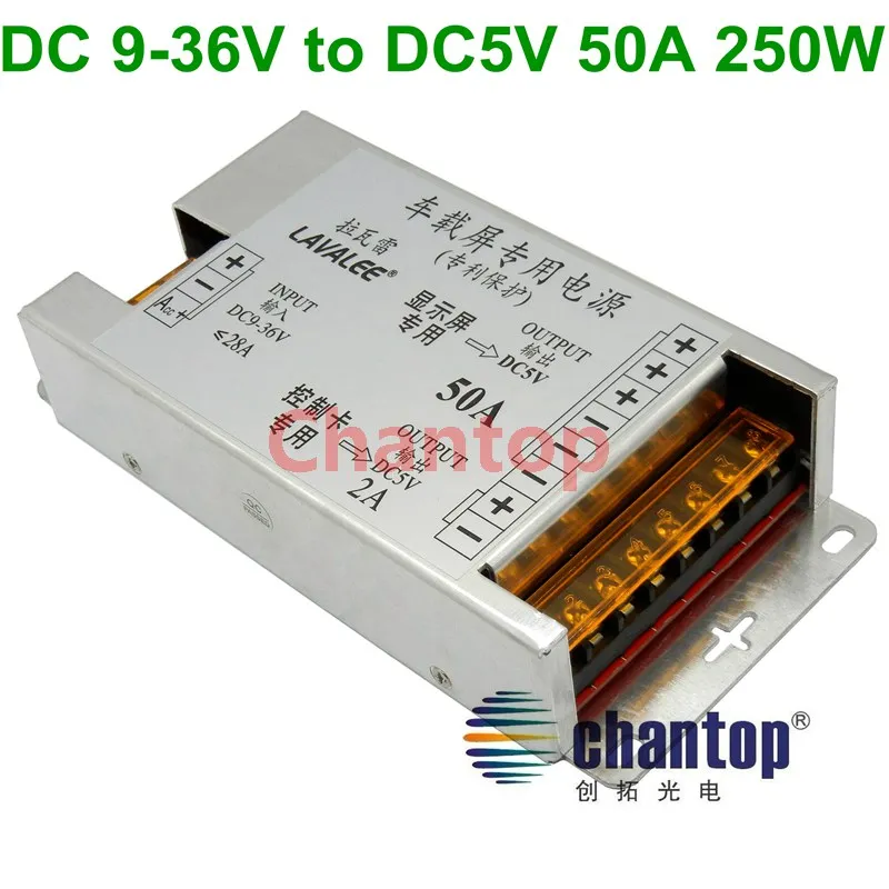 5pcs DC-DC Converter Buck Module 12V/24V DC9-36V to 5V 50A 250W Switching Power Supply Bus/car/taxi led display Power converter цена 5pcs DC-DC Converter Buck Module 12V/24V DC9-36V to 5V 50A 250W Switching Power Supply Bus/car/taxi led display Power converter цены онлайн