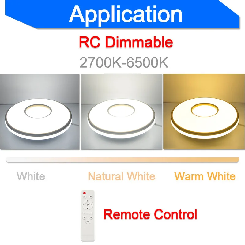 Современные светодиодные потолочные лампы AC 220 В 240 В потолочный светильник Lamparas de techo светодиодный потолочный светильник для гостиной спальни с пультом дистанционного управления