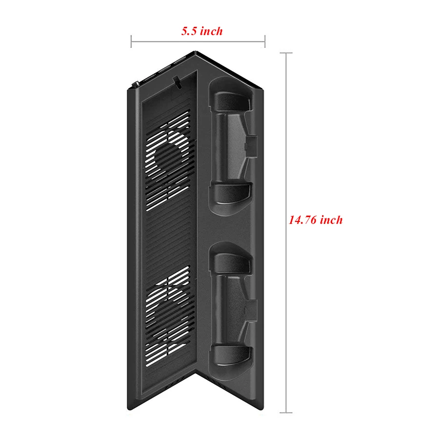 PS4 Pro аксессуары светодиодный вертикальный стенд вентилятор охлаждения Вентилятор Cooler контроллер Chaeger зарядная док-станция для sony Игровые приставки 4 игры