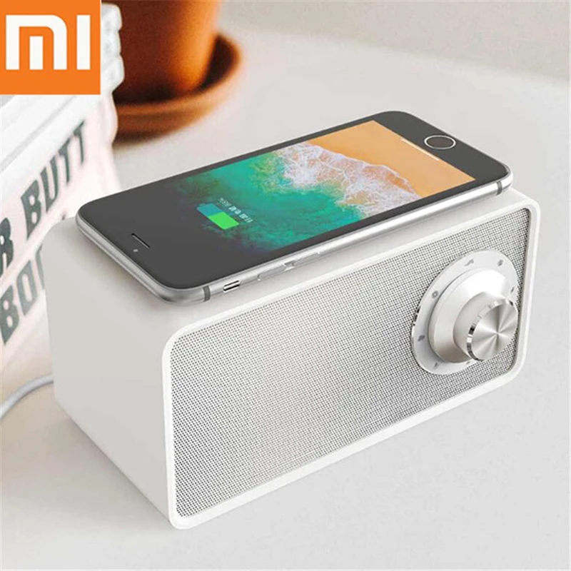 2019 Xiaomi Qualitell Беспроводное зарядное устройство белый шум динамик BLT5.0 EPP протокол 10