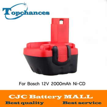 

Brand New 12V Ni-CD 2000mAh Replacement Power Tool Battery for Bosch BAT043 2 607 335 692 Bosch 22612 Bosch 23612 Black&Red