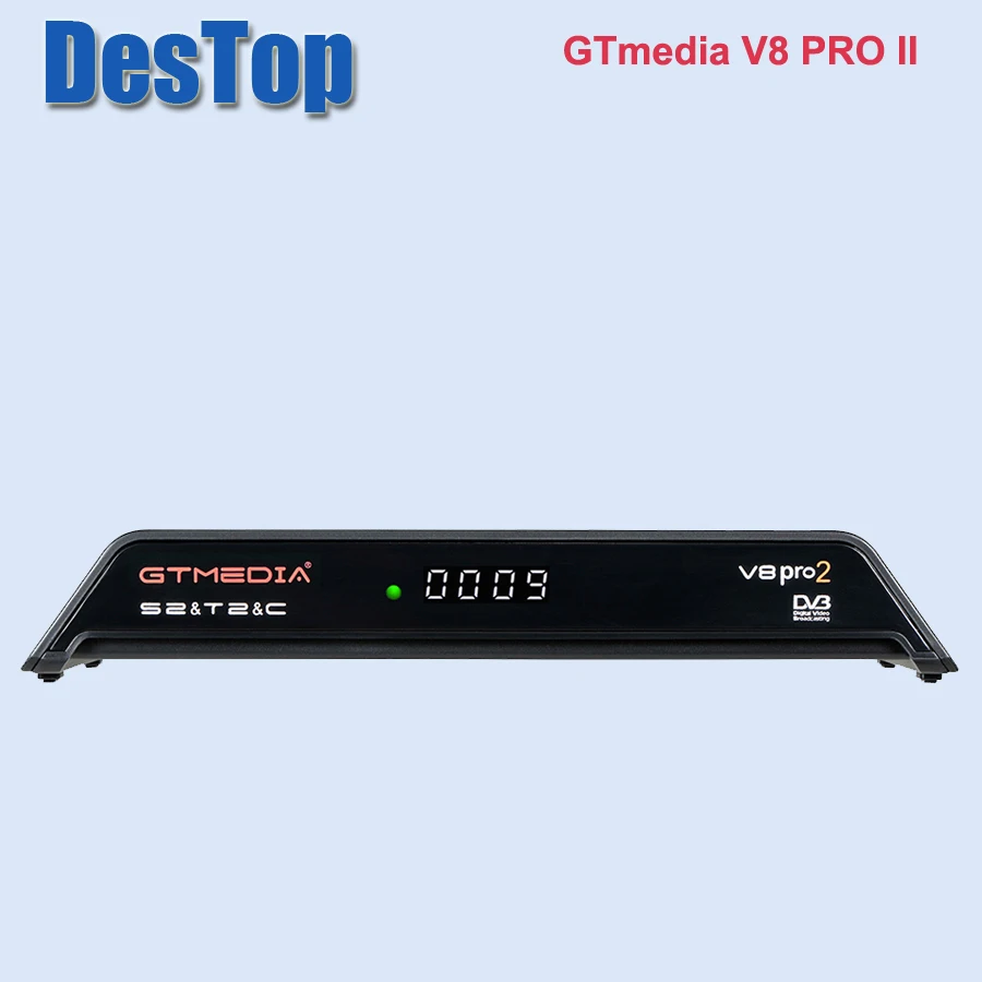 GTMedia V8 Pro2 DVB S2+ T2+ кабель powervu декодер поддержка H.265 Biss ключ обновления от V8 золотой