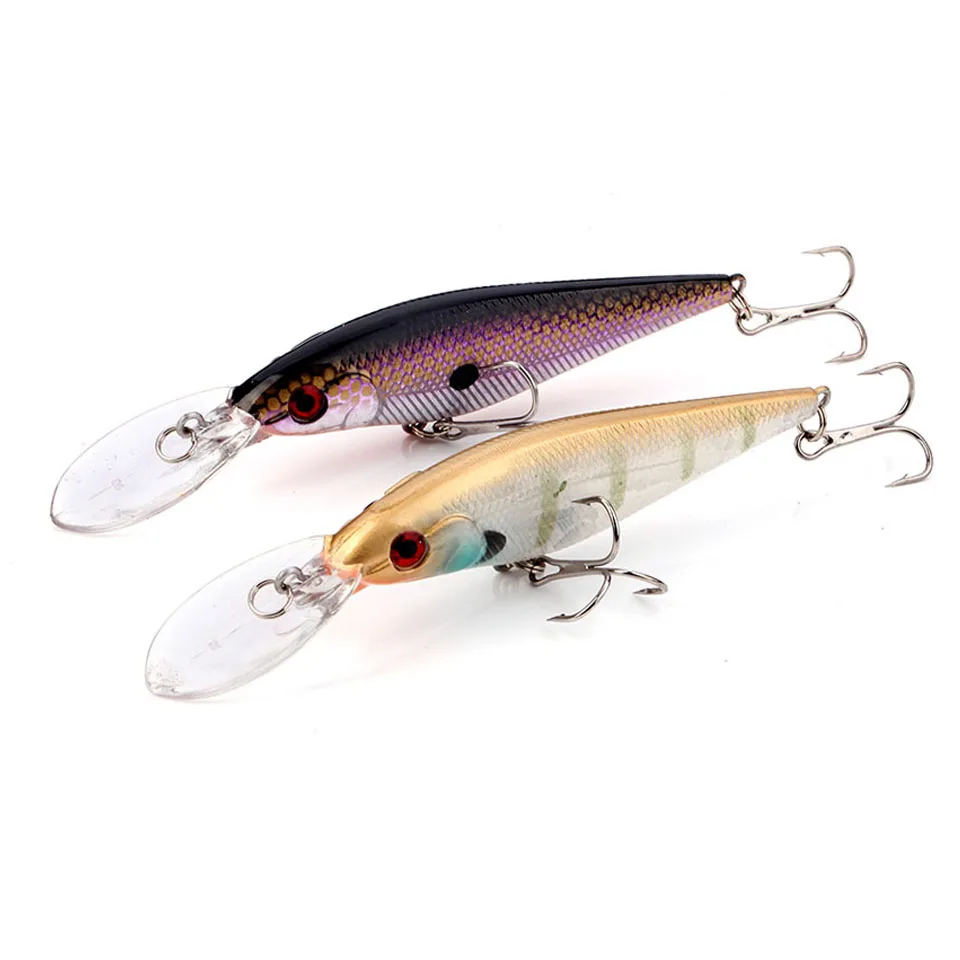  1PCS Fishing lure Pike Bait Minnow 11cm 10.5g Jerkbait Deep Swim Wobblers Crankbait Pesca Fishing T