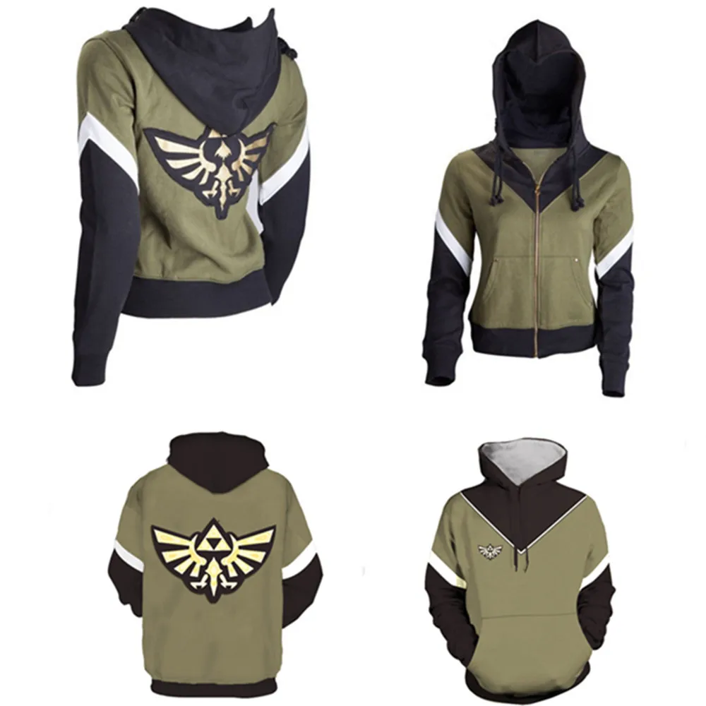 Buy The Legend of Zelda Hoodie Anime Zipper Men Women