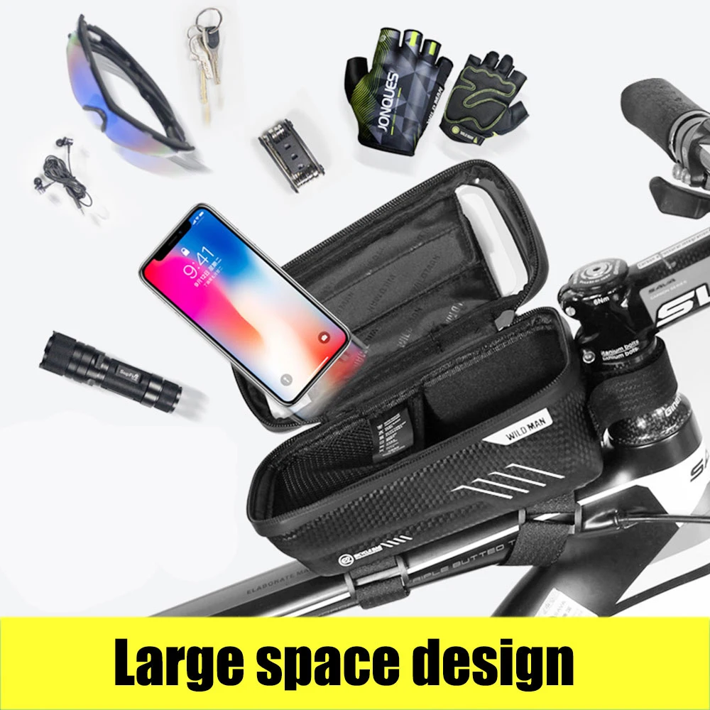 Perfect Bicycle Bag Waterproof Front Bike Cycling Bag 6.2 inch Mobile Phone Bicycle Top Tube Handlebar Bags Mountain Cycling Accessories 6 Perfect Bicycle Bag Waterproof Front Bike Cycling Bag 6.2 inch Mobile Phone Bicycle Top Tube Handlebar Bags Mountain Cycling Accessories 6