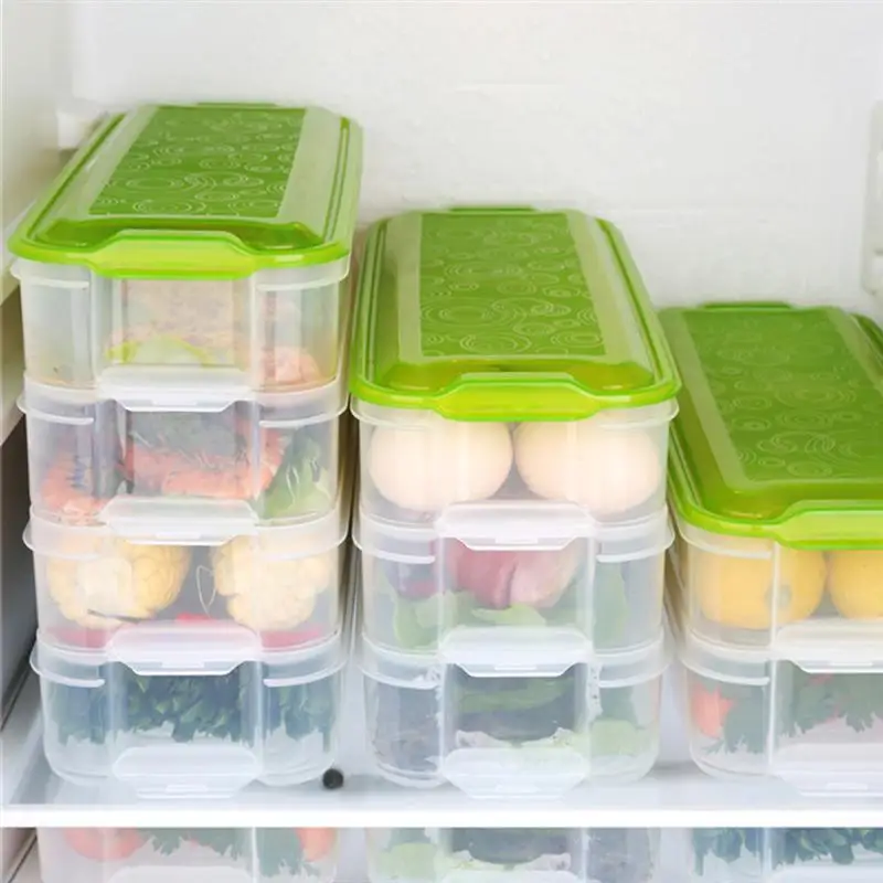 

1PC Storage Container Food Storage Box with Lid Multi-function Fridge Organizer Food Storage Container for Keeping Food Fresh