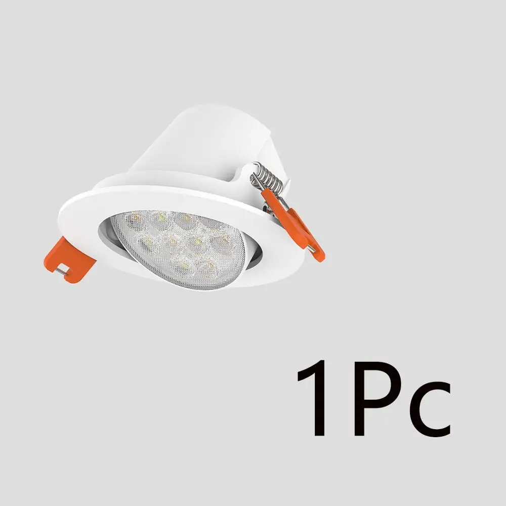 Xiao mi jia Yee светильник умный светильник источник набор Bluetooth сетка издание умный светильник лампа вниз светильник Точечный светильник работа с mi Home App - Цвет: spotlight 1pc