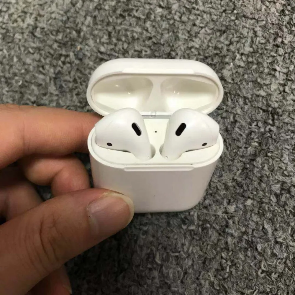 

TWS Double Mini Airpod Wireless Bluetooth Earphone Earbuds With Charging Box Mic For Iphone7,8,X Samsung Android Xiaomi