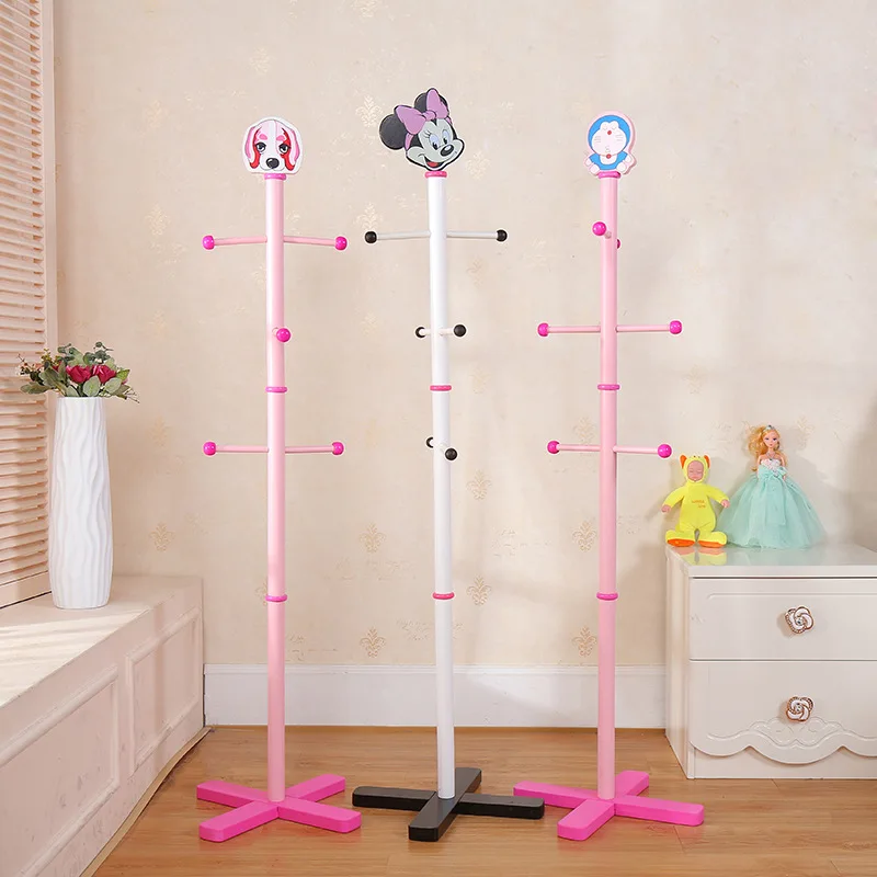 138cm 6 Hooks Children Cloth Coat Racks, Floor Standing Hall Furniture, Simple Wooden Clothes Shlef, Bedroom Living Room Stands 138cm 6 Hooks Children Cloth Coat Racks, Floor Standing Hall Furniture, Simple Wooden Clothes Shlef, Bedroom Living Room Stands