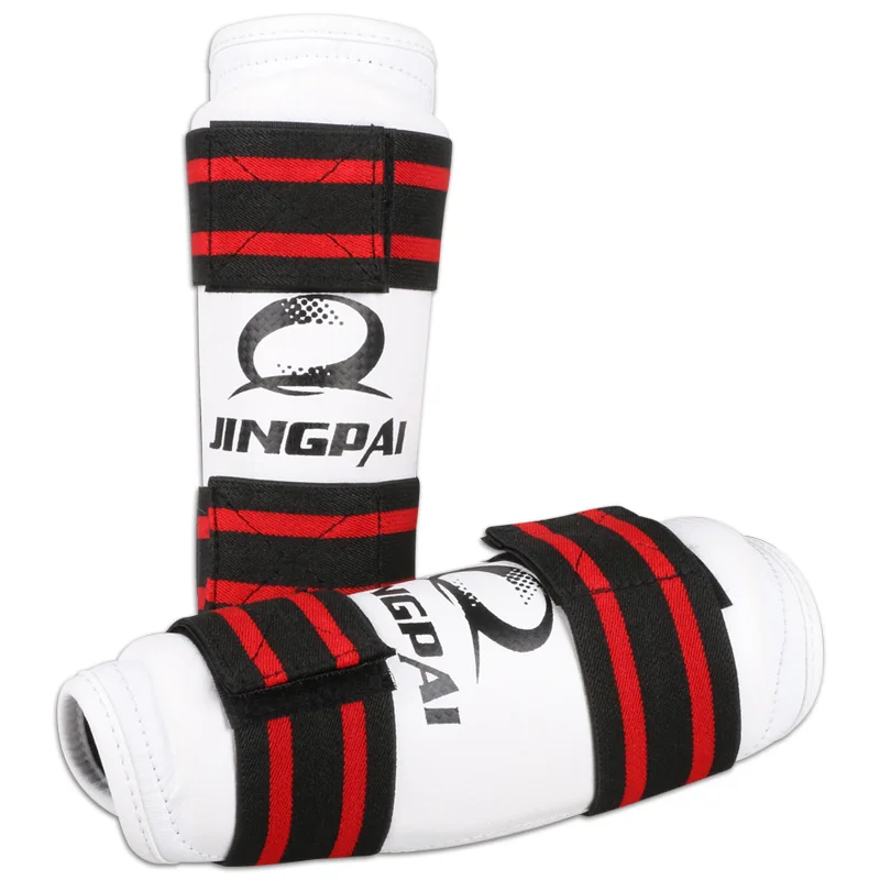1 Pair Shin Guard For Kick Boxing MMA Karate Taekwondo Sanda Fight Protective Equipment Muay Thai Protector Shin Arm Leg Guards