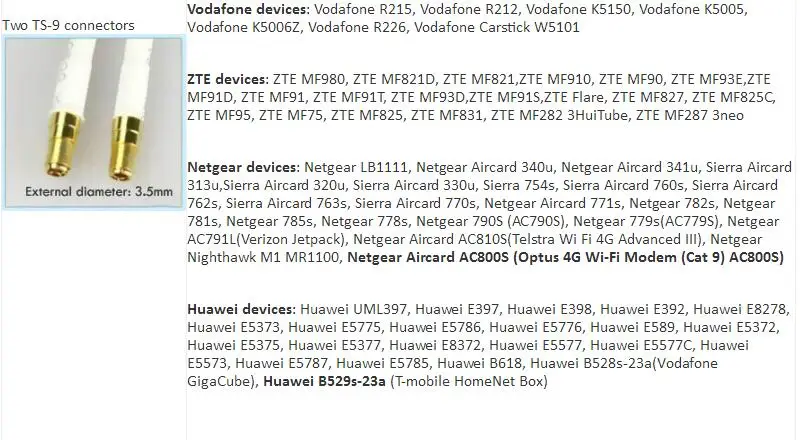 35DBi 4 аппарат не привязан к оператору сотовой связи двойной интерфейс TS9 усилитель сигнала антенны усилителя для huawei 4G Модем