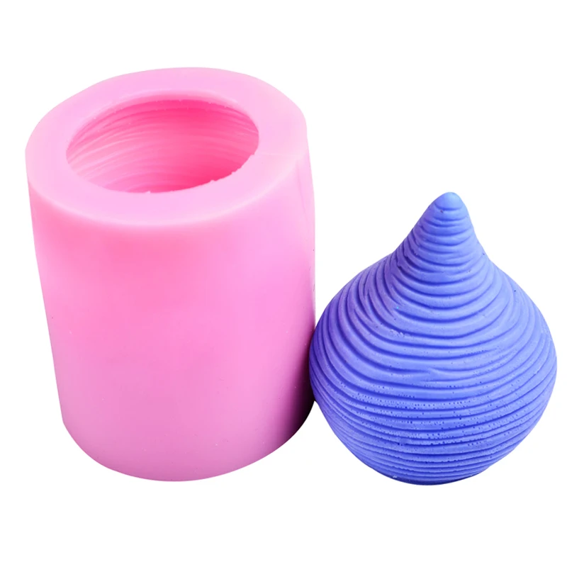 

Nicole 3D Silicone Soap Candle Mold DIY Handmade Resin Clay Craft Mould