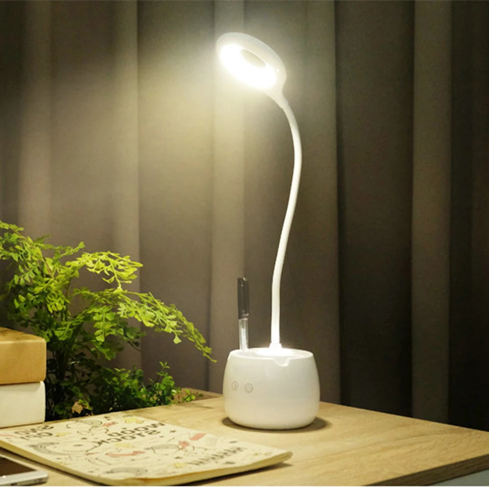 Dimmable LED Desk Lamp With USB Charging Port Eye Caring Creative
