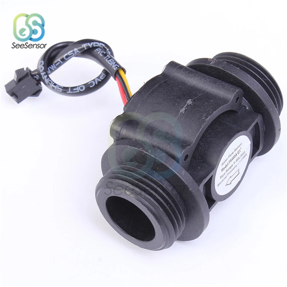 1-60L/min G1" Water Flow Sensor Switch Water Controller 1.2MPa Flow Meter Flowmeter Counter For Measurement Device