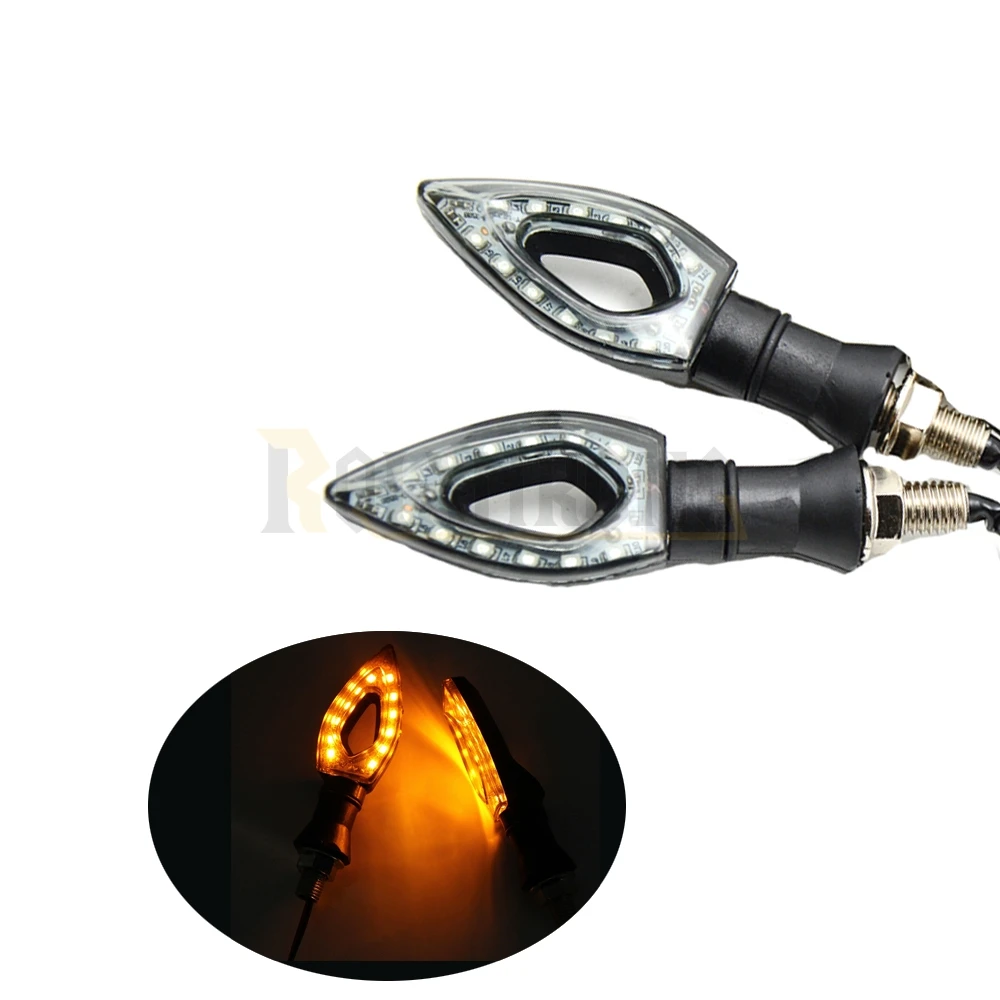 

Motorcycle 12 LED Turn Signal Motorcycle Turn Signals Light LED Tail Lights For suzuki sv 650 hayabusa bandit 600 GSF650