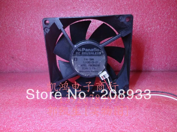 

For FOR Panasonic panaflo FBA08A24H 24V 0.17A 8CM 8025 three line drive fan+cooling fan