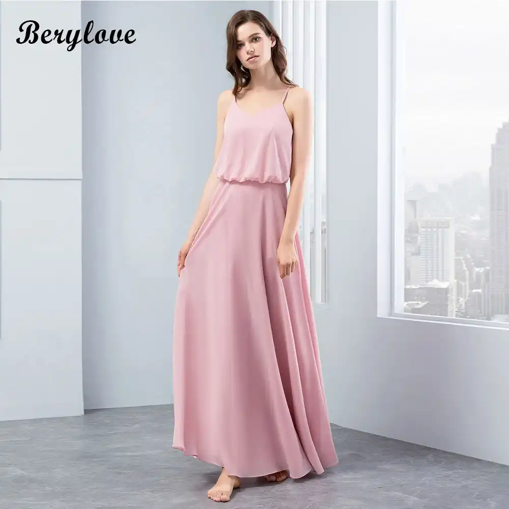 Blush Bridesmaid Dresses For Beach Wedding Pemerintah Kota Ambon