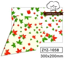 Рождественский переводной лист для шоколада, бумага для переноса шоколада 10 шт./кор. елочные украшения сахар штамп бумаги