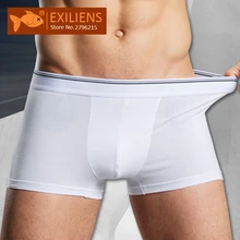 Бренд EXILIENS, мужские боксеры, мужское нижнее белье, чистый хлопок, Cueca Masculina, боксеры, боксеры, мужские трусы, размер S-3XL, 110301