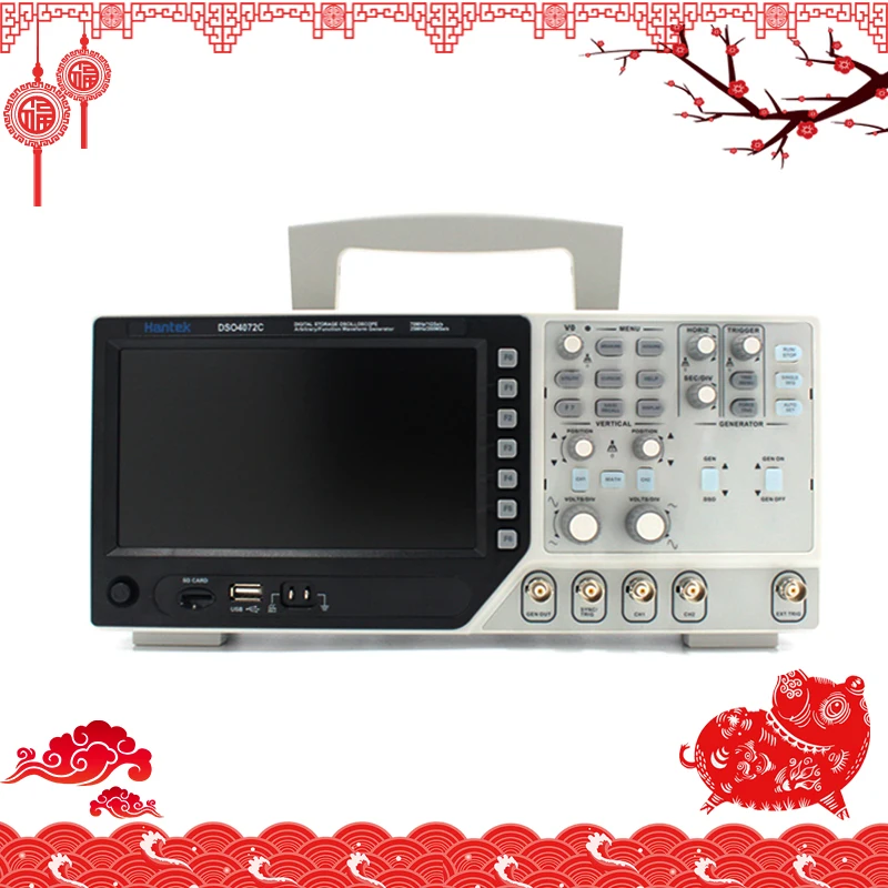 Hantek DSO4072C Digital Storage Oscilloscope 2CH, 70MHz, Scopemeter Multimeter, Waveform