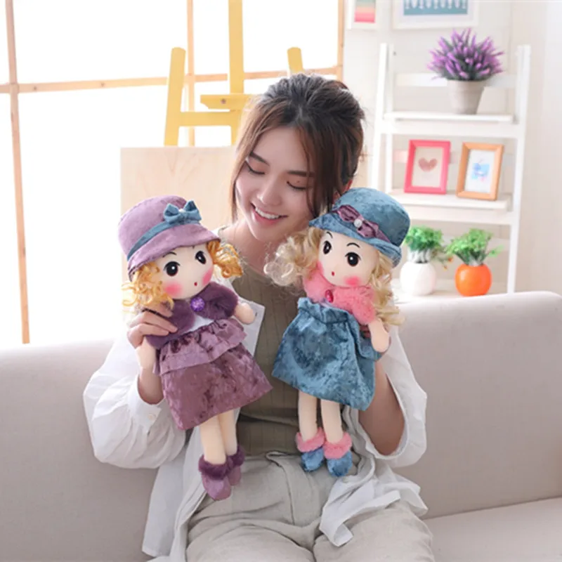 45 см Новая мода маленькая девочка Спящая кукла Kawaii принцесса мягкие куклы