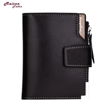 Мужская модная однотонная сумка-кошелек с застежкой для разных карт, Прямая поставка_ E28