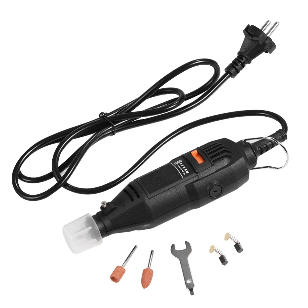 

1Set 5-Speed Electric Grinding Rotary Kit Electric Grinder 110/230V 130W Hand Grinder Variable DIY Power Tool for Polishing