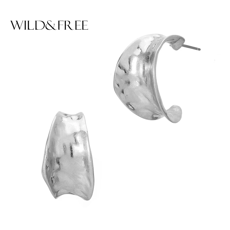 Wild & Free модные сапоги в панковском стиле сплав геометрической формы женские