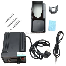 110 В 220 в 967 ЖК-дисплей SMD Распайка электрическая паяльная станция Утюг и Прямая поставка