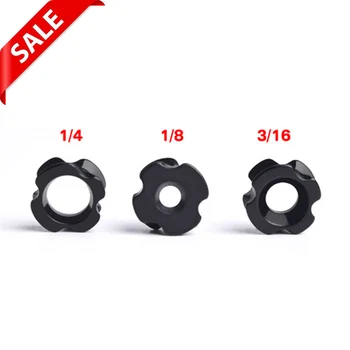 

2Pcs 3/16" 1/4'' 1/8" Hunting Archery Aluminum Peep Sight Black Peed site Peep sight Compound Bow Accessories