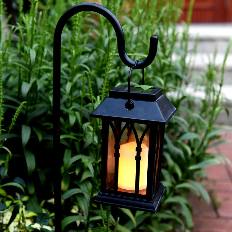 

Solar Power Waterproof LED Candle Light Outdoor Garden Lawn Path Street Hanging Lantern Lamp MDJ998