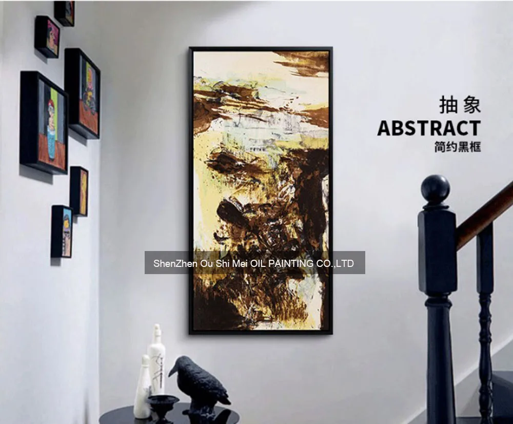 

Hand Painted Modern Abstract Oil Painting On Canvas for Hotel Decoration Landscape Painting Wall Picture New Year Gift Art