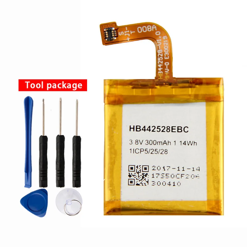 

Original Replacement HB442528EBC Battery For Huawei Watch1 HB442528EBC Rechargeable Battery 300mAh
