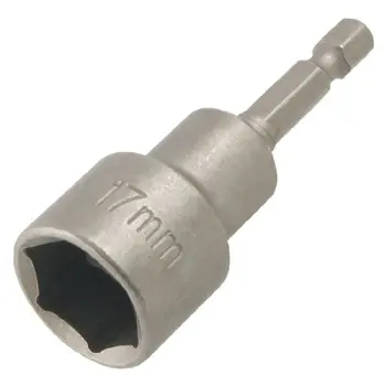 

Hot Sale Gray Metal 0.25 Shank 17mm Hex Socket Magnetic Nut Driver Setter