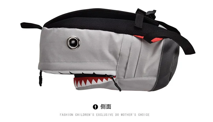 ZYJ Kids Shark's Mouth Cartoon School Backpacks Girls Boys Travel Student Kindergarten Primary School Backpack Daypack Mochila (25)