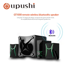 Oupushi GT1000 пульт дистанционного управления беспроводной Bluetooth игровой динамик 2,1 независимый усилитель высокой мощности тяжелый бас посылка