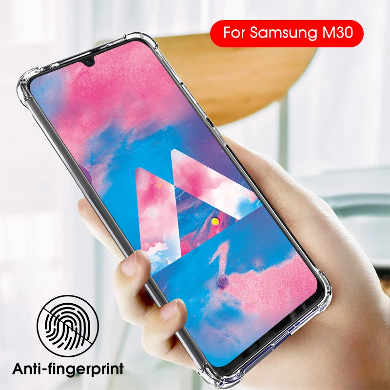 

Shockproof Clear Silicone Case For Samsung Galaxy A50 A7 2018 A30 A20 A70 A40 S8 S9 S9 Plus S10 Note 8 9 A50 M30 Cover