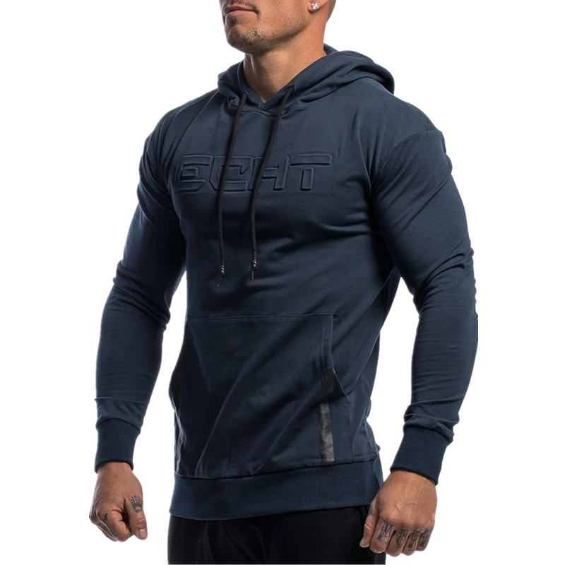 

2019 Men Hoodies Gyms Fitness Bodybuilding Sweatshirt Pullover Sportswear Male Workout Hooded Jacket Clothing
