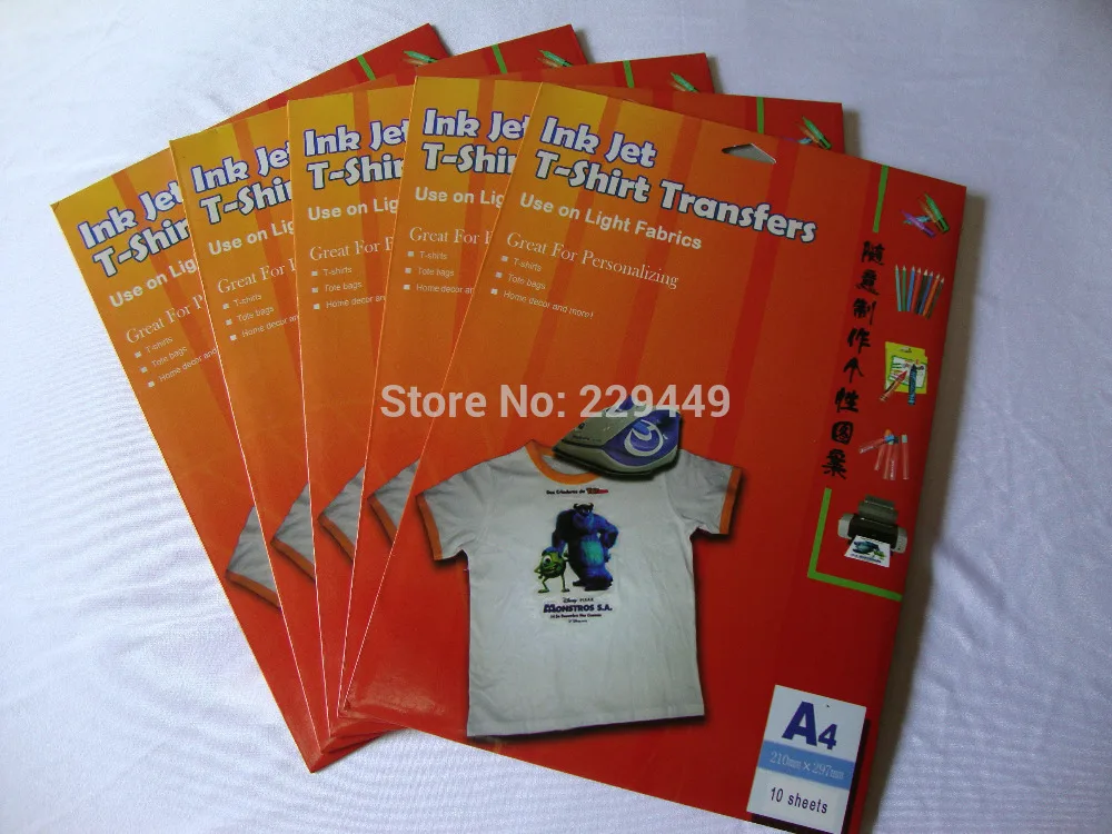 iron on transfer paper a4 20 sheets for inkjet printer iron on iron on sheets