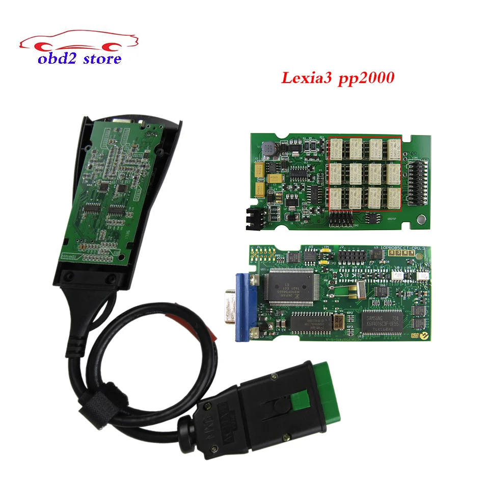 Lexia3 Diagbox V7.83 921815C Lexia 3 PP2000 V48/V25 OBD2 автомобильный диагностический сканер для C itroen P
