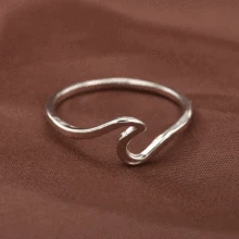 

New Fashion Trendy Wave Ring Wedding Midi Ring For Women Jewelry Accessories Engagement Ring Women Dress Party Surfer Rings