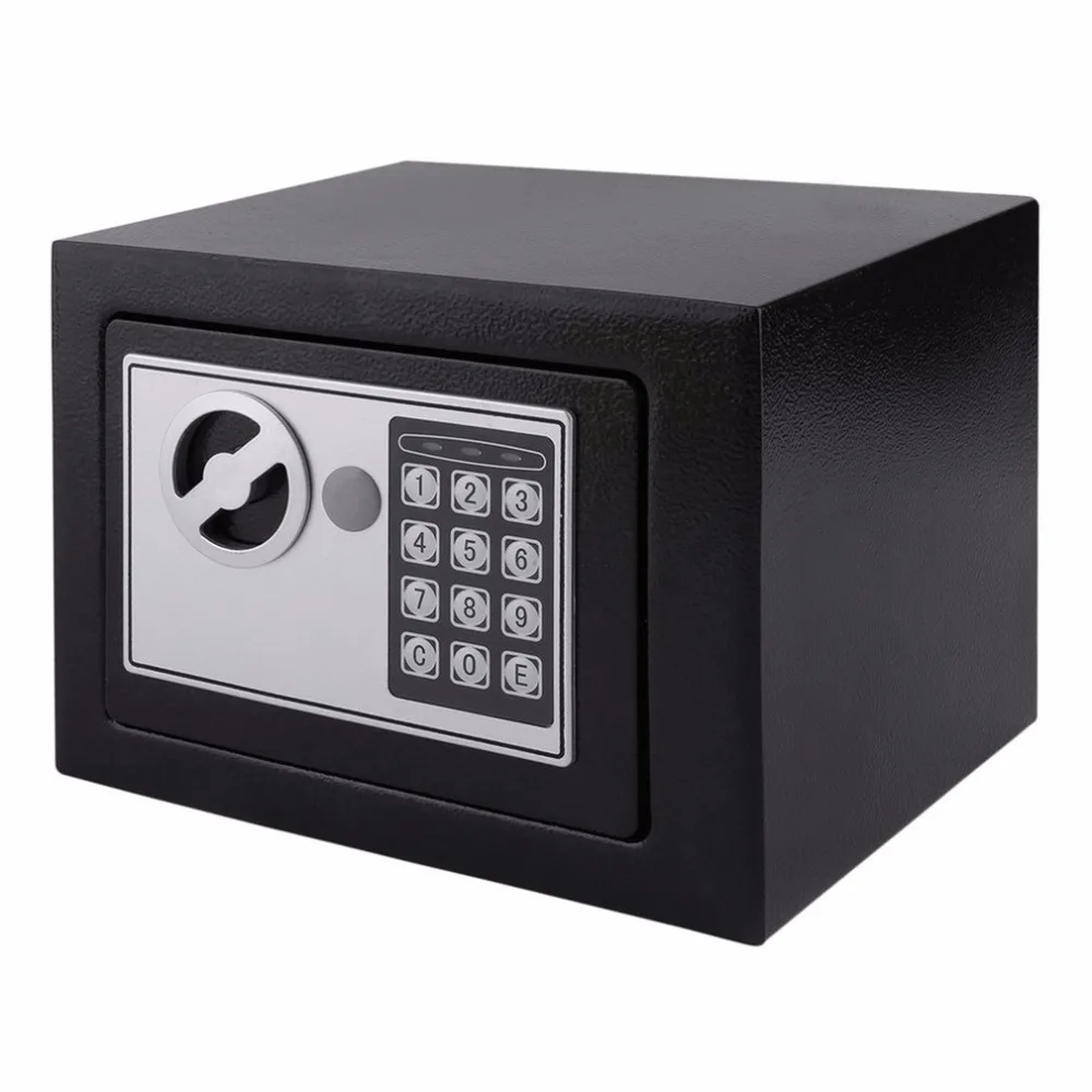 4.6L Professional safety box Home Digital Electronic Security Box Home Office Wall Type Jewelry Money Anti-Theft safe Box